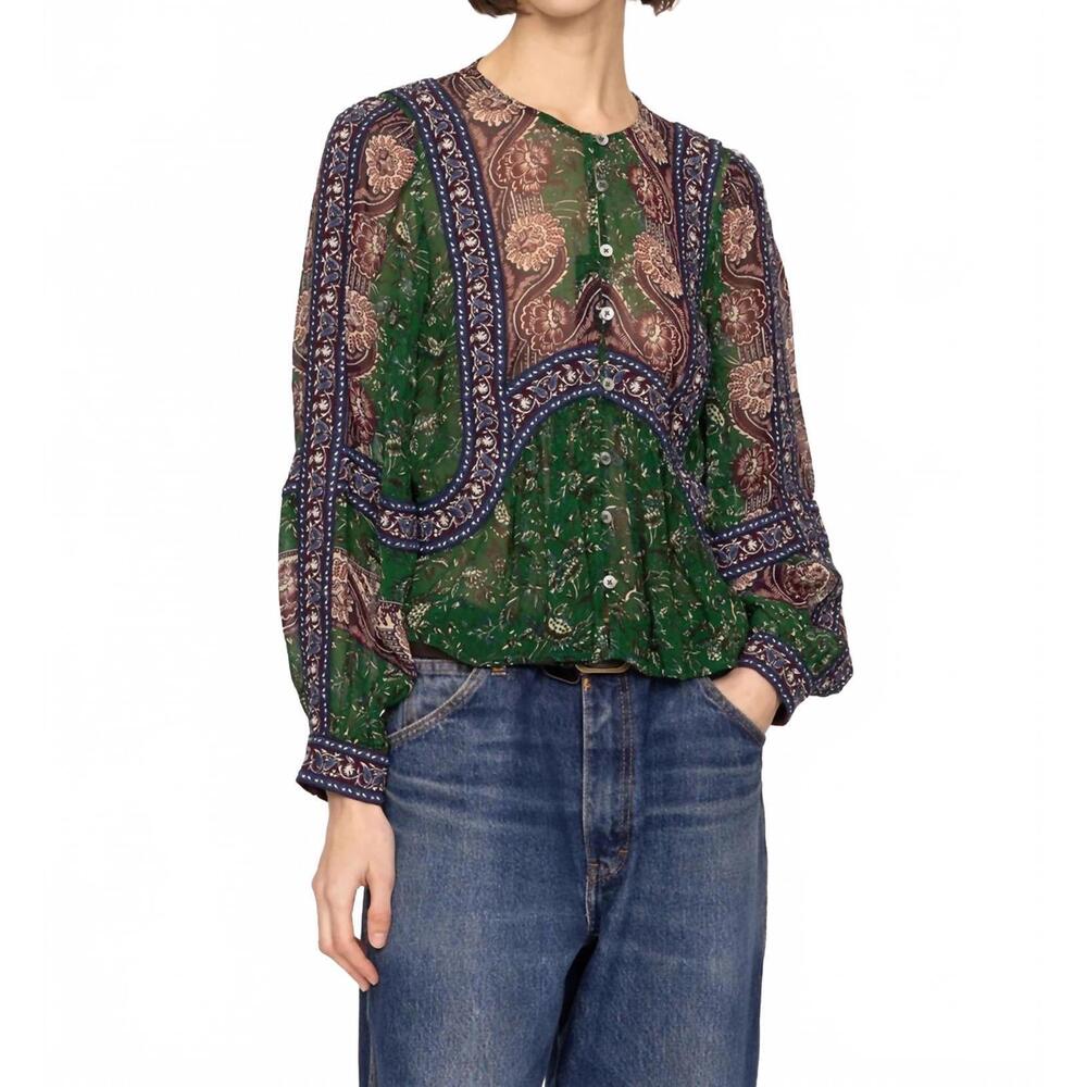 NEW SEA melba top in green